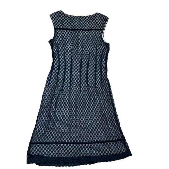 Adrianna Papell Black Lace Print Fit & Flare Sleeveless Dress Size 10 Cocktail - Picture 7 of 12